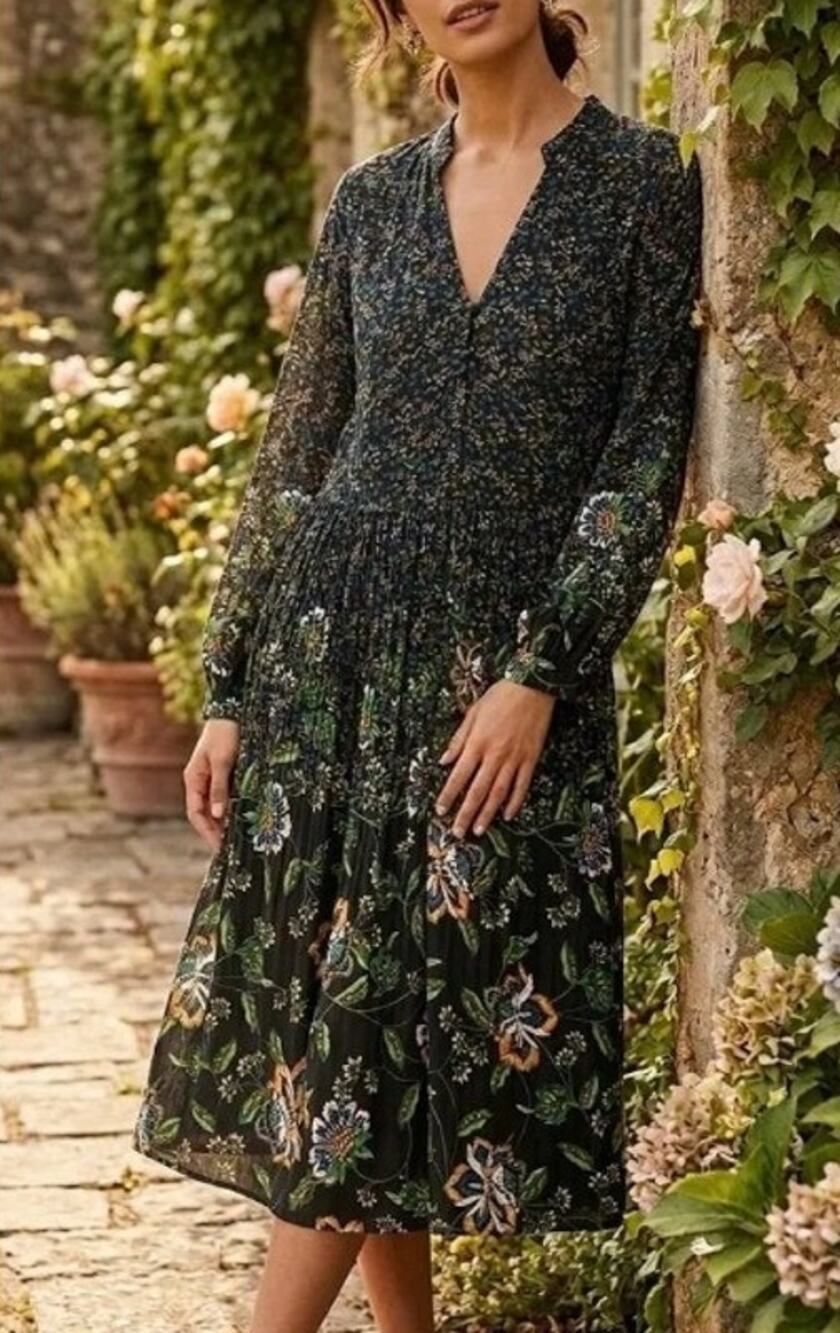 nwt anthropologie maeve dulcie midi dress